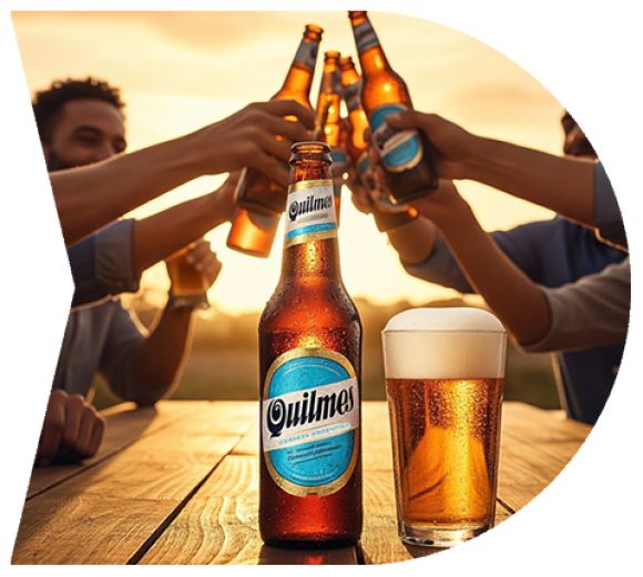 Um brinde à novidade: Quilmes na Destro! A cerveja argentina mais querida chegou para transformar encontros em celebrações. 